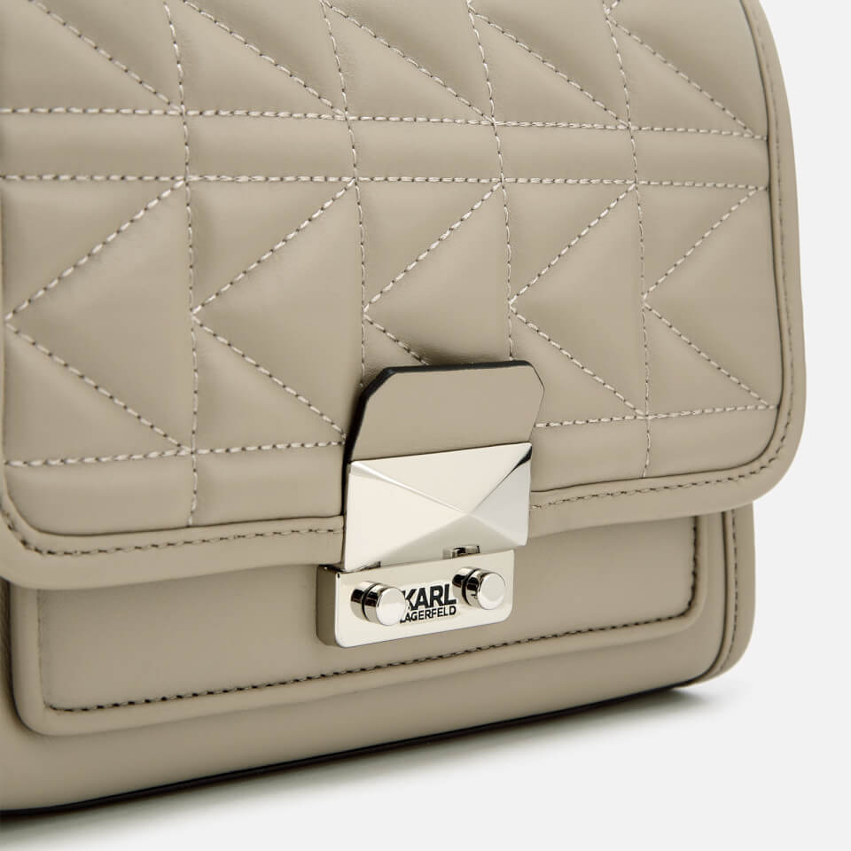Karl Lagerfeld Women's K/Kuilted Mini Handbag - Earth