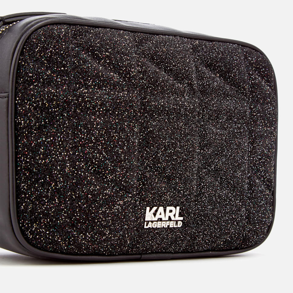 Karl Lagerfeld Women's K/Kuilted Caviar Cross Body Bag - Multi