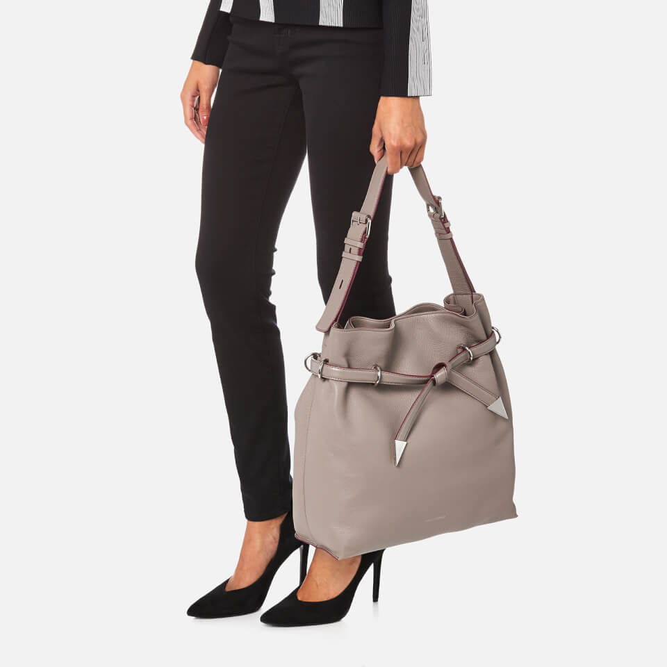Karl Lagerfeld Women's K/Rocky Bow Drawstring Bag - A736 Sand Stone