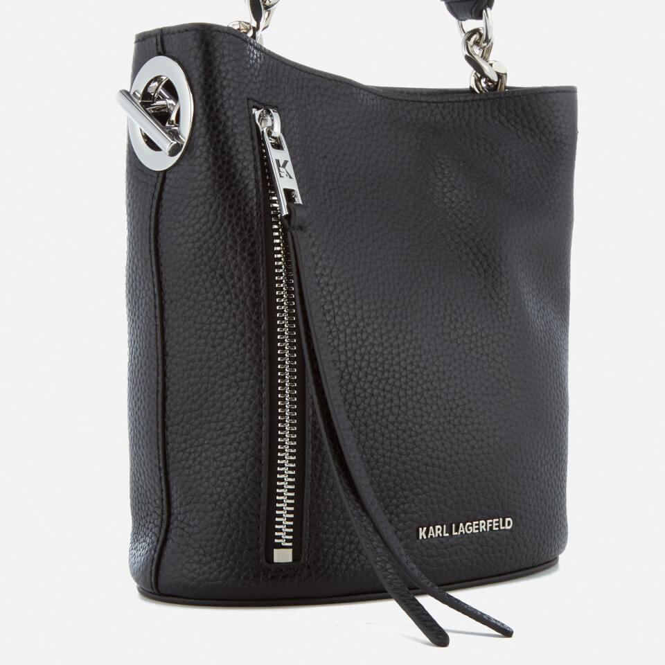 Karl Lagerfeld Women's K/Kool Mini Bucket Bag - Black