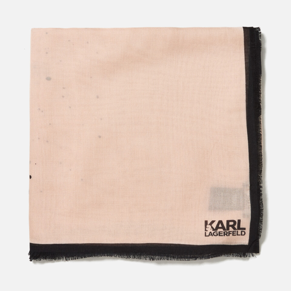 Karl Lagerfeld Women's Karl Sprayhead Scarf - Blossom