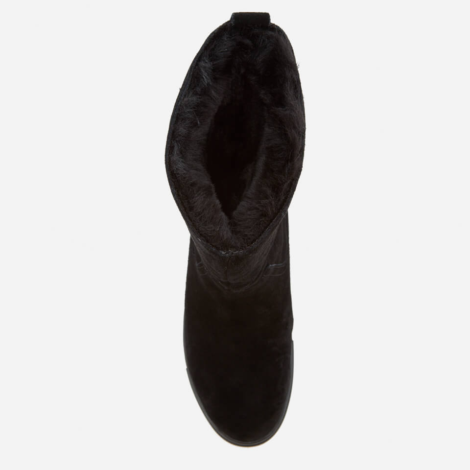 KG Kurt Geiger Women s Scorpio Suede Faux Fur Lined Boots Black