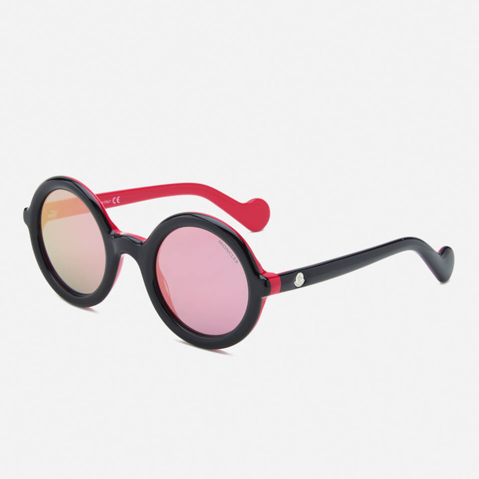 Moncler Women's Round Frame Sunglasses - Black