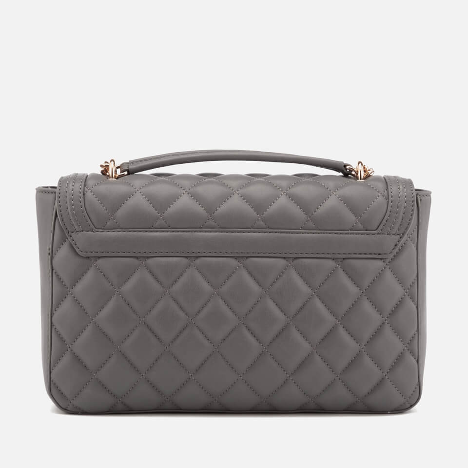 Love Moschino Women's Quilted Shoulder Bag - Grey