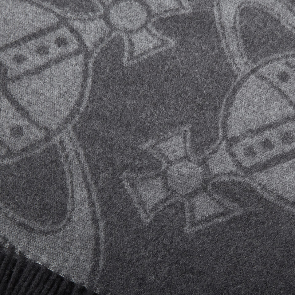 Vivienne Westwood Women's Orb Print Scarf - Anthracite