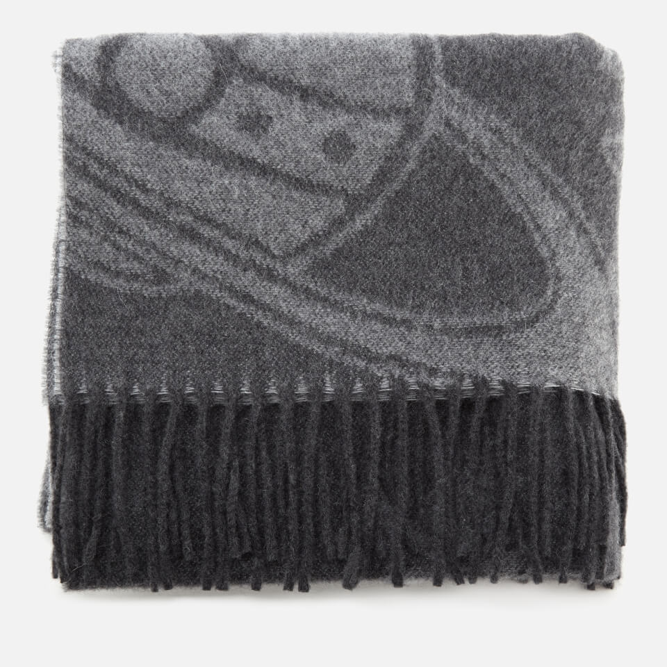 Vivienne Westwood Women's Orb Print Scarf - Anthracite