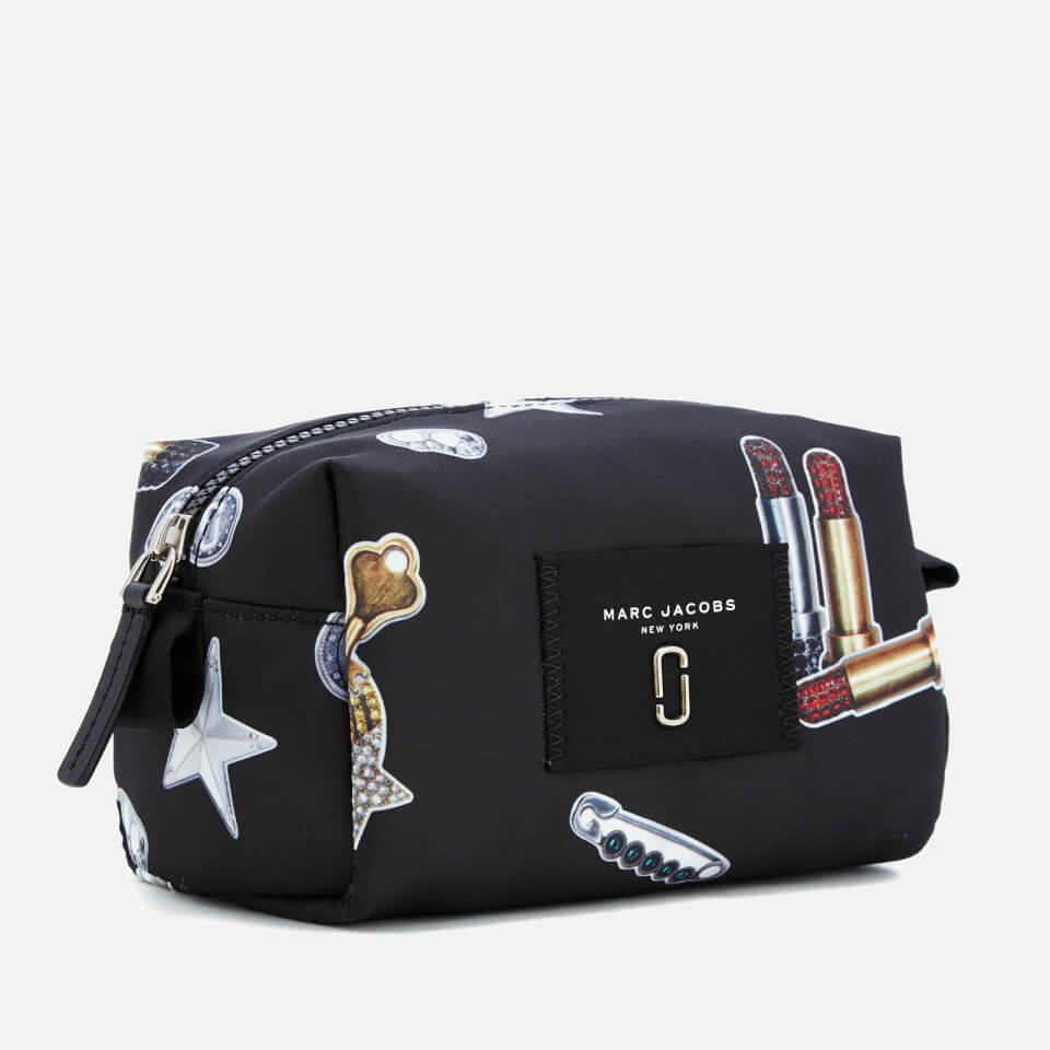 Marc Jacobs Women's Large Tossed Charms Cosmetic Bag - Black Multi