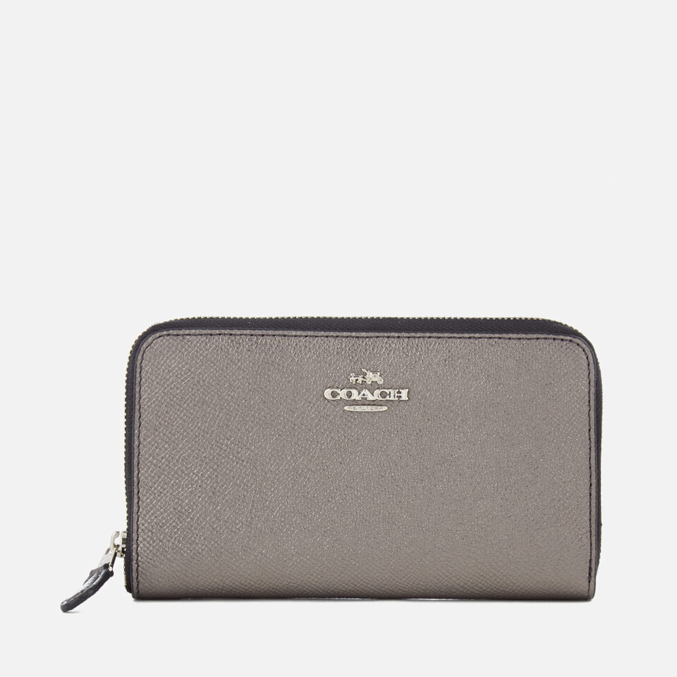 Coach Women's Medium Zip Around Wallet - Gun Metal