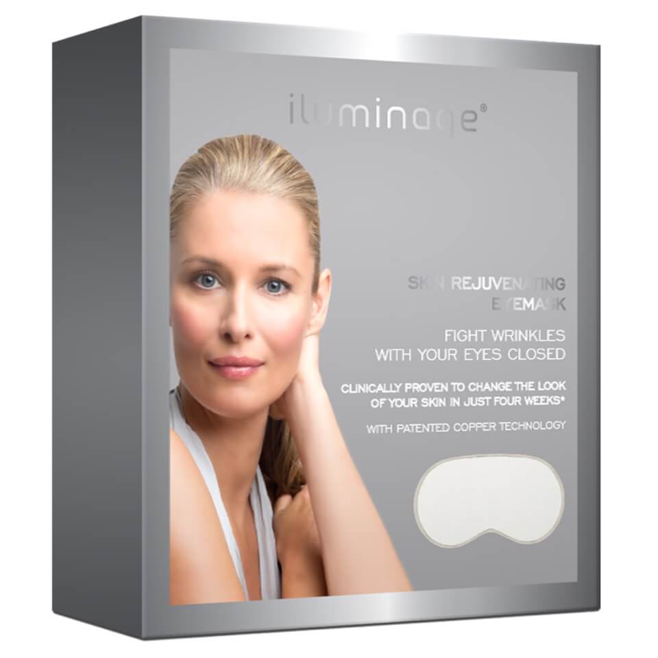 Iluminage Skin Rejuvenating Eye Mask with Anti-Aging Copper Technology - Ivory