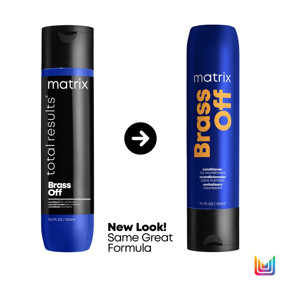 Matrix Total Results Brass Off Brunette Blue Conditioner for Lightened Brunette Hair 300ml