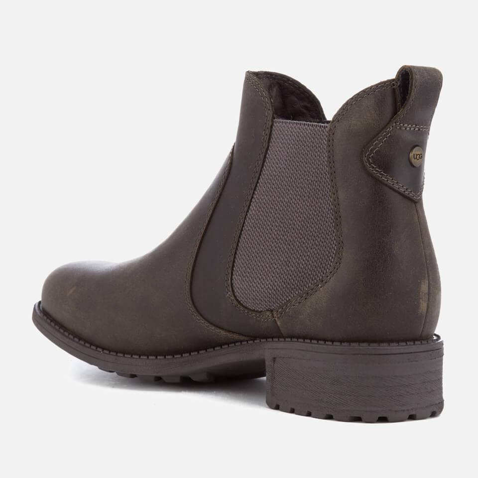 UGG Women s Bonham Leather Chelsea Boots Grey Allsole