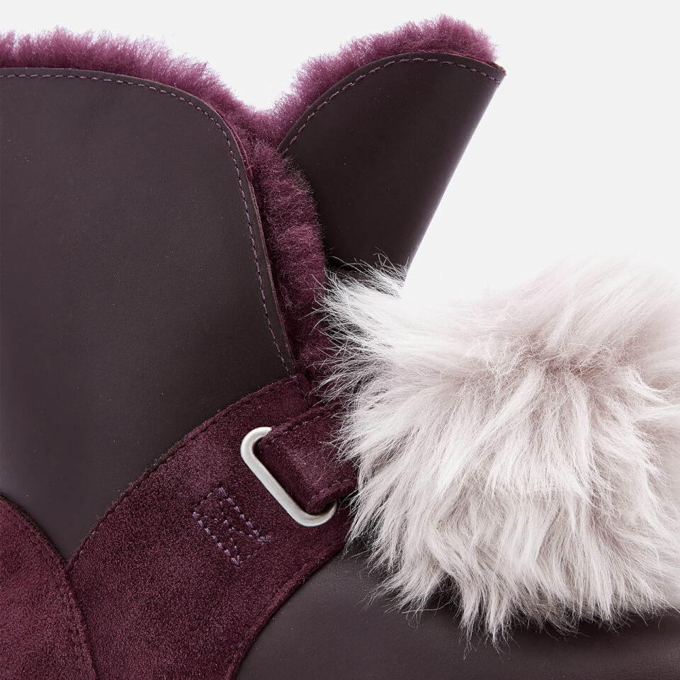 UGG Women s Isley Waterproof Pom Sheepskin Boots Port Coggles