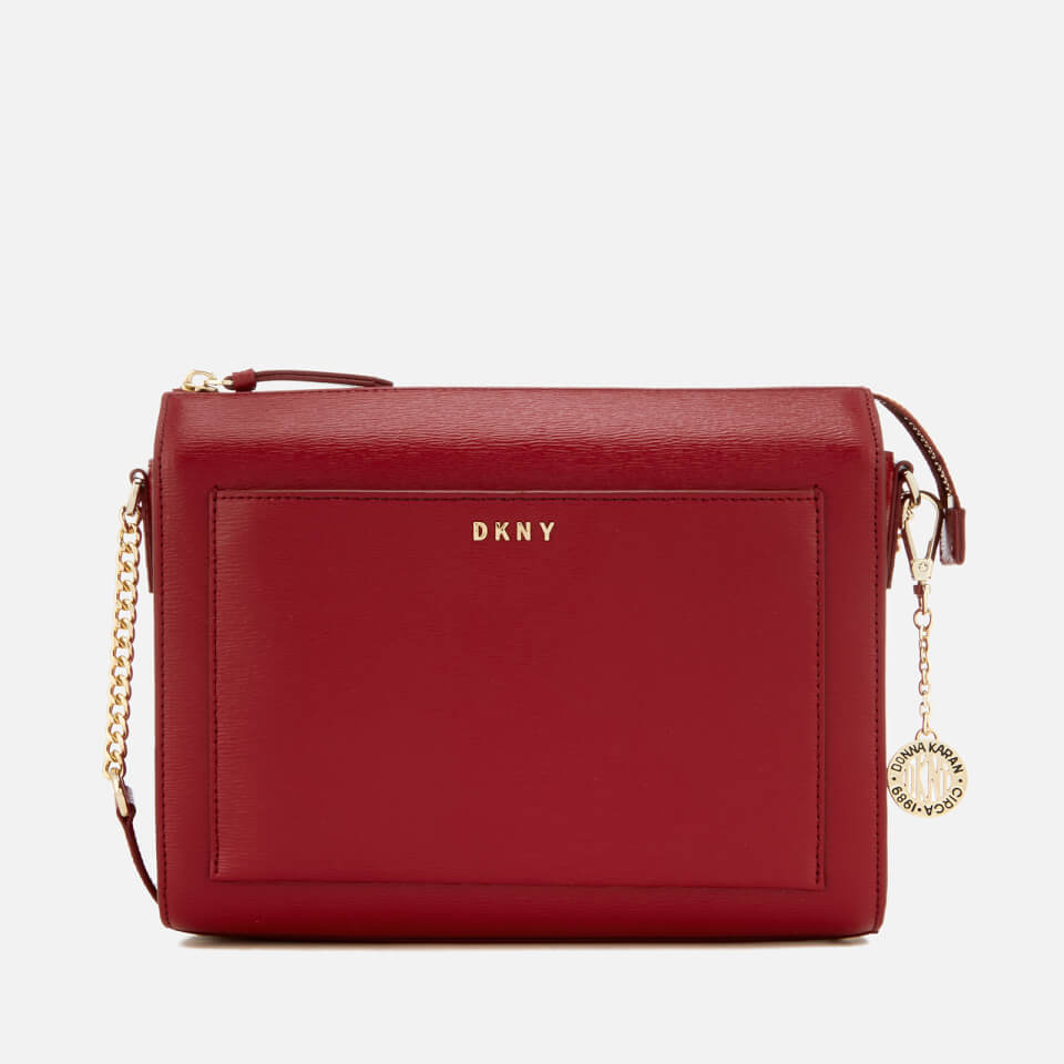 DKNY Women s Sutton Medium Box Cross Body Bag Scarlet Red Coggles