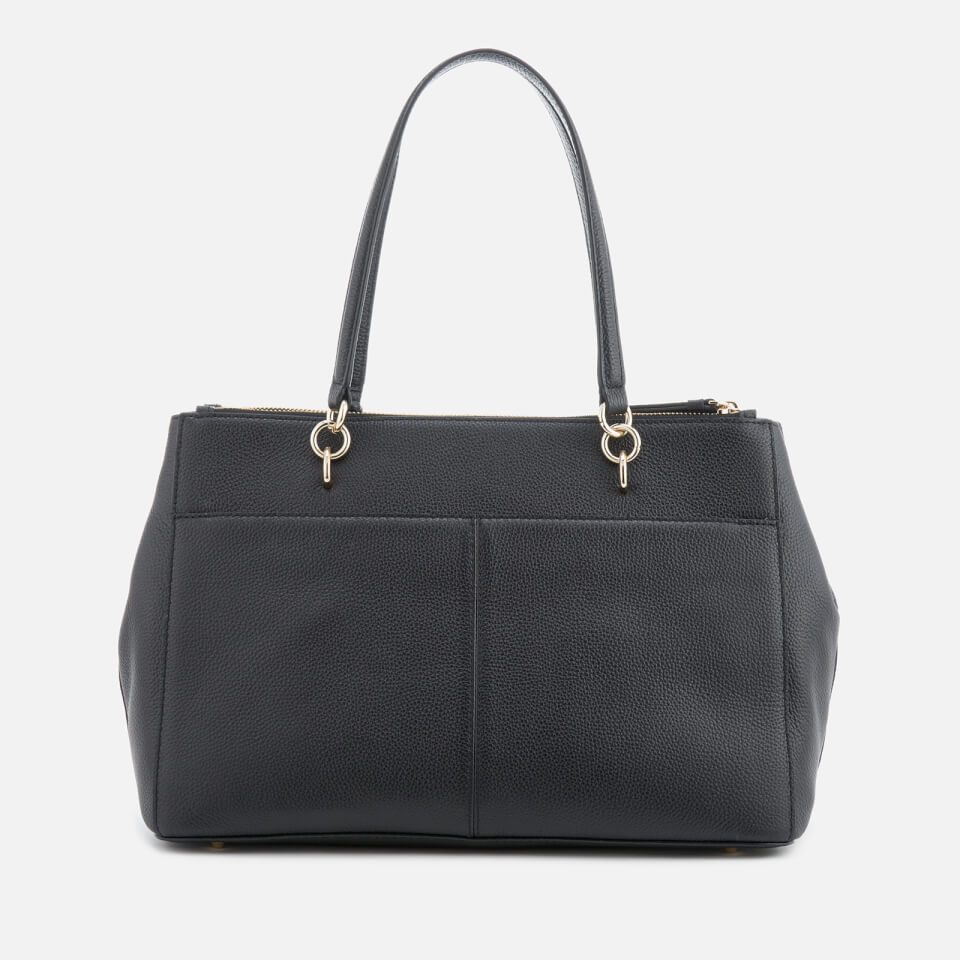 DKNY Women's Chelsea Pebbled Leather Large Shopper Bag - Black