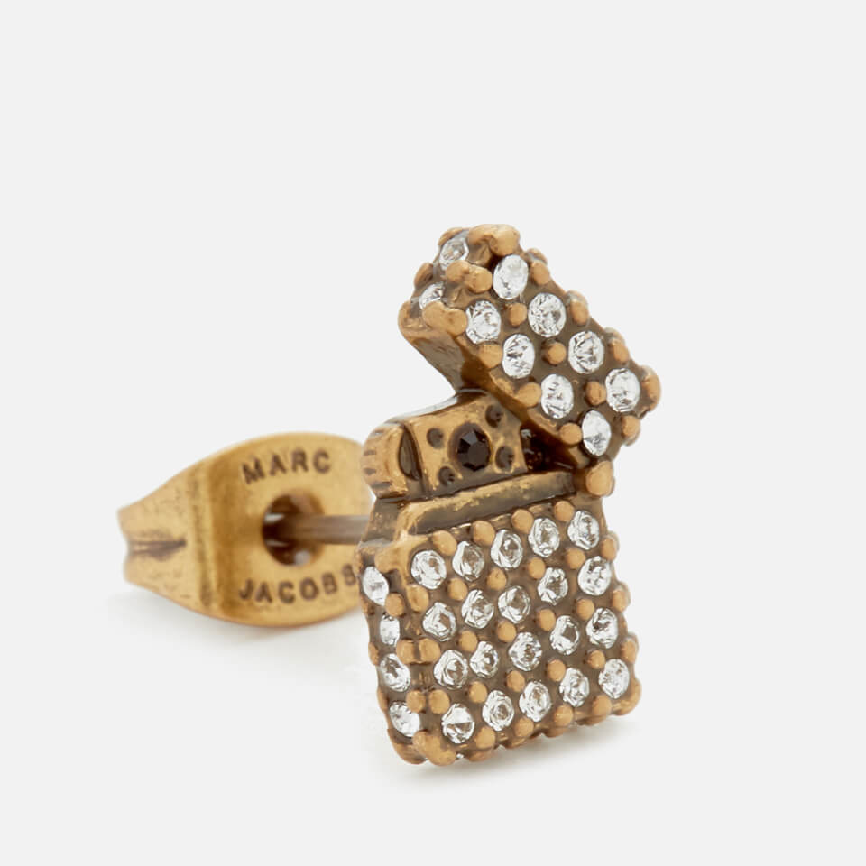 Marc Jacobs Women's Strass Lighter Studs - Antique Gold