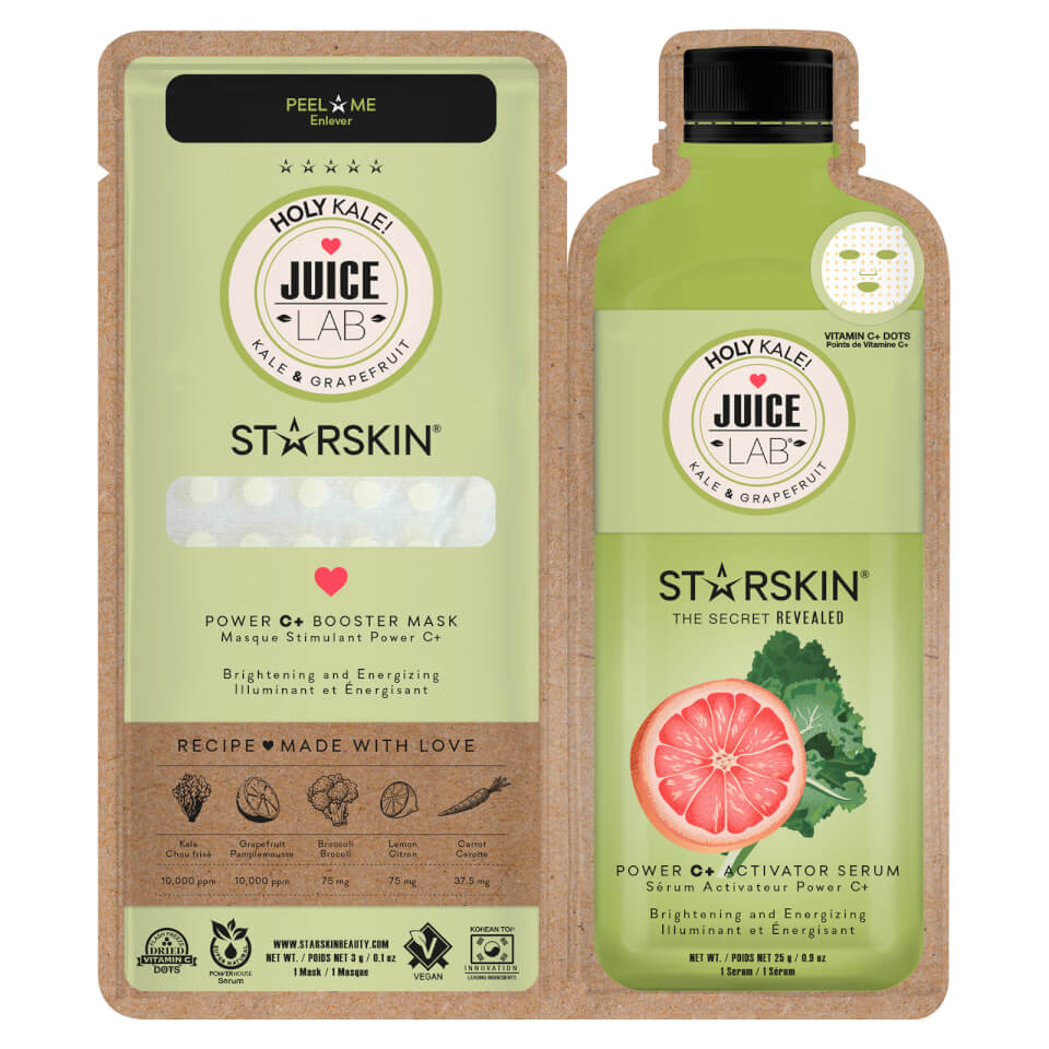 STARSKIN JuiceLab® Holy Kale Power C+ Booster Face Mask
