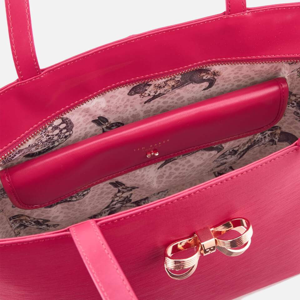 Ted Baker Women's Larah Looped Bow Shopper Tote Bag - Deep Pink