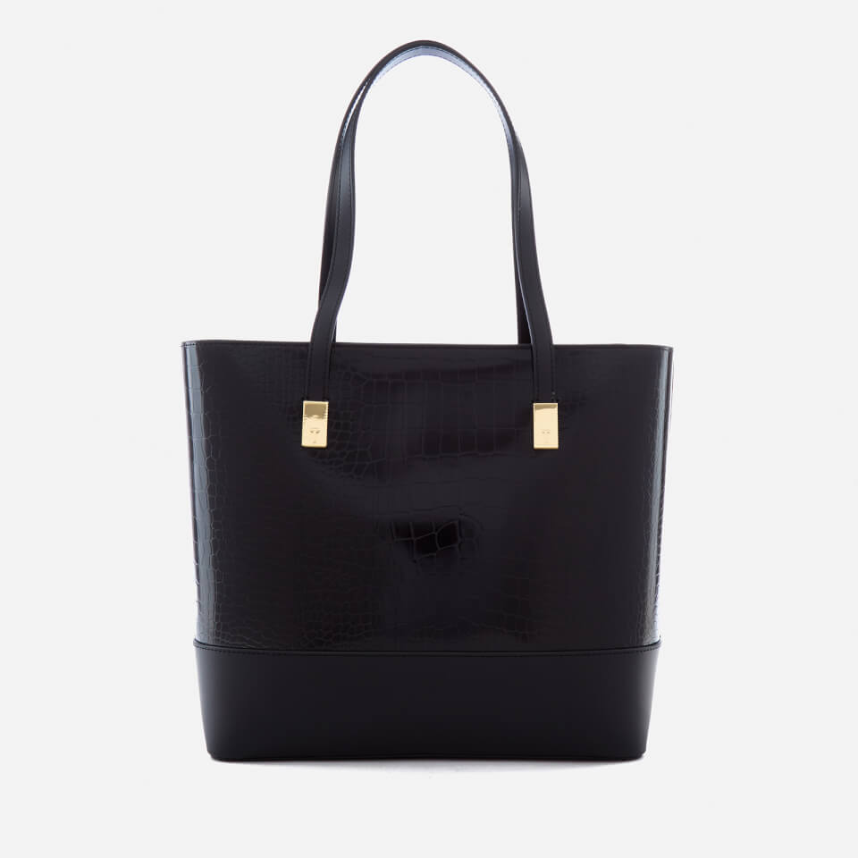 Ted Baker Women's Carenn Exotic Detail Large Shopper Bag - Black