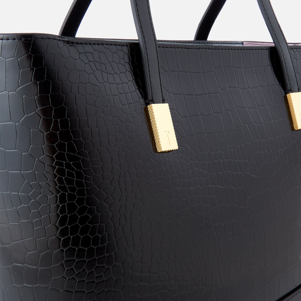 Ted Baker Women's Carenn Exotic Detail Large Shopper Bag - Black