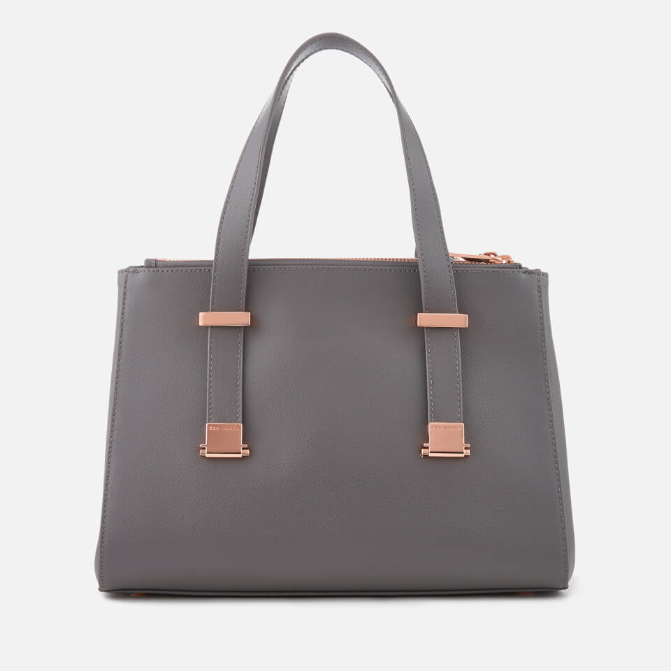 Ted Baker Women's Ameliee Adjustable Handle Small Grain Tote Bag - Mid Grey