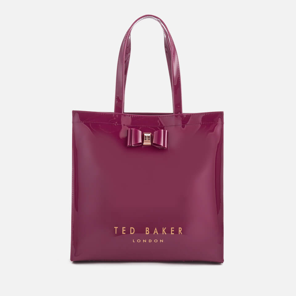 Ted Baker Women's Bethcon Bow Detail Large Icon Bag - Oxblood