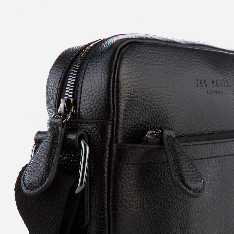 Ted Baker Men's Tinecore Leather Mini Flight Bag - Black