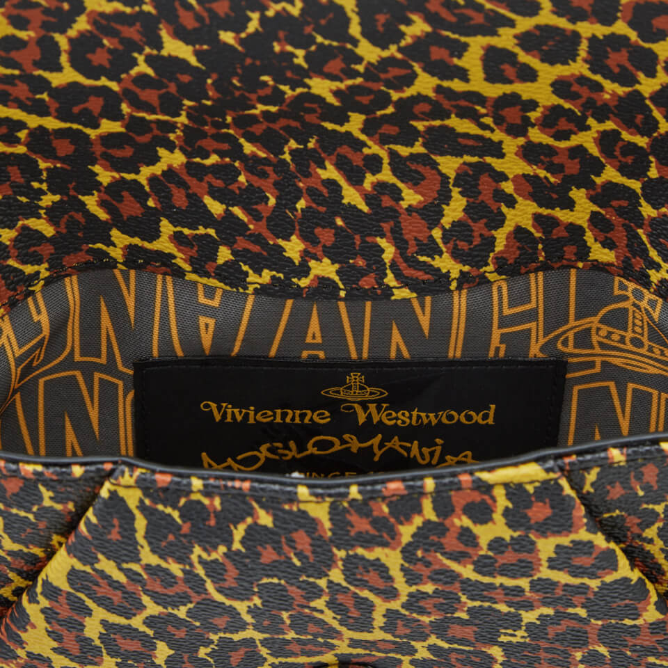 Vivienne Westwood Anglomania Women's Leopard Envelope Bag - Yellow