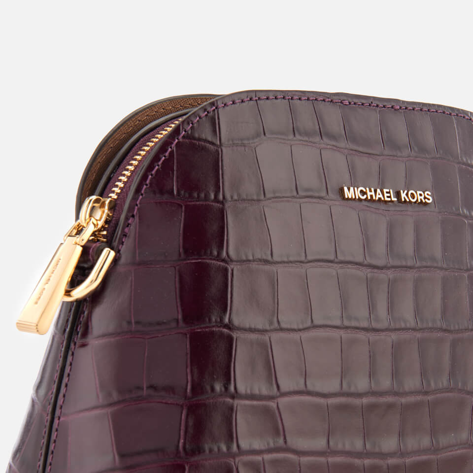 MICHAEL MICHAEL KORS Women's Mercer Medium Dome Cross Body Satchel - Damson