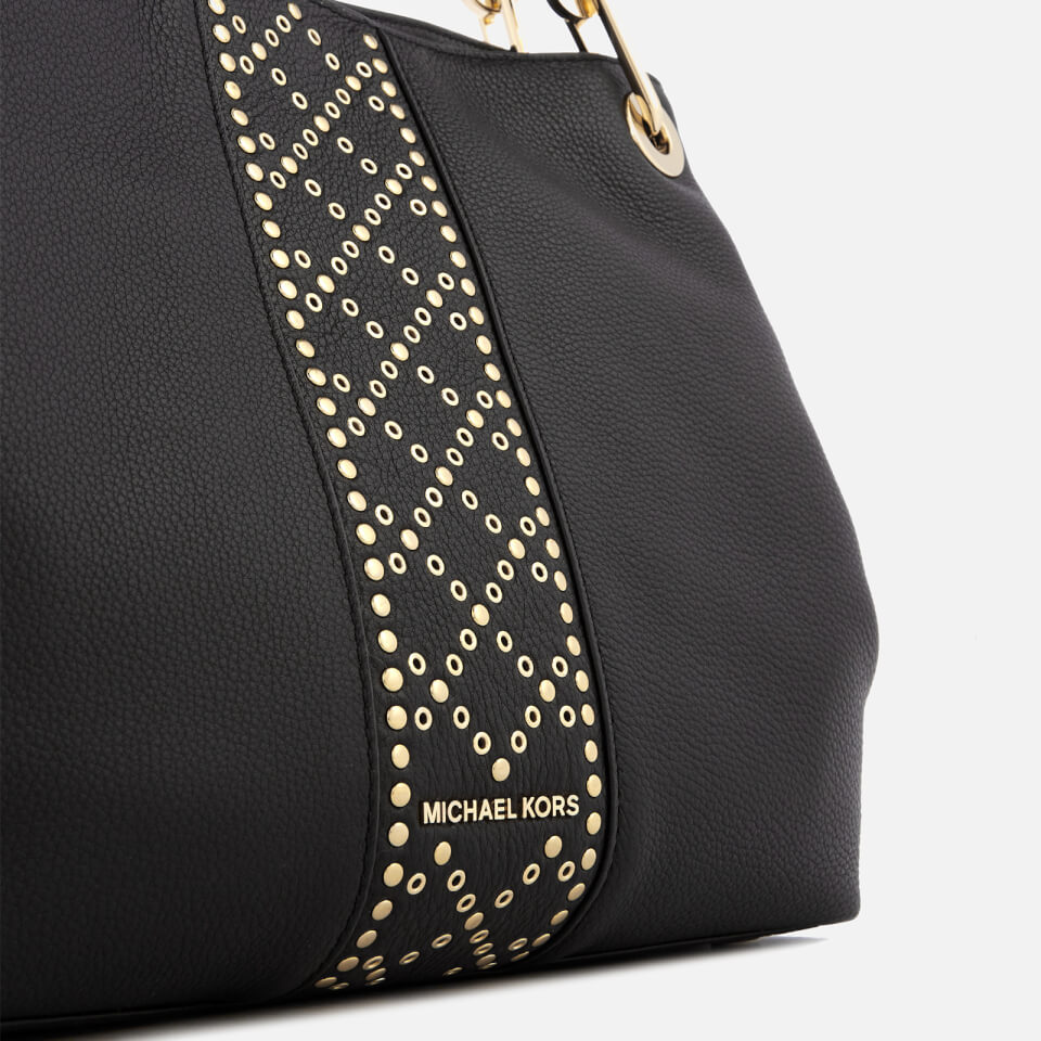 MICHAEL MICHAEL KORS Women's Raven Large Shoulder Tote Bag - Black