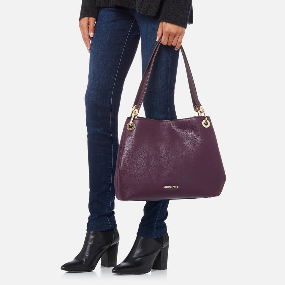 MICHAEL MICHAEL KORS Women's Raven Large Shoulder Tote Bag - Damson