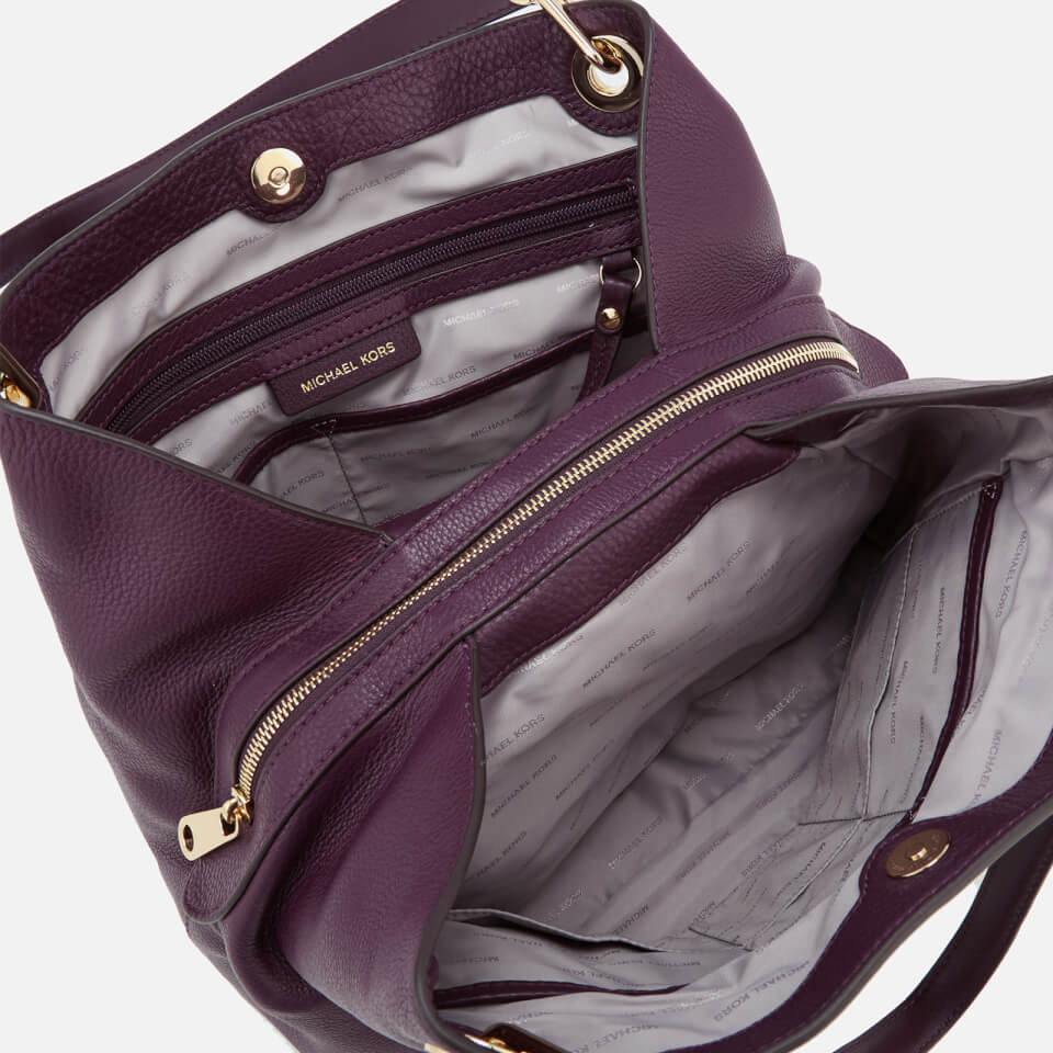 MICHAEL MICHAEL KORS Women's Raven Large Shoulder Tote Bag - Damson