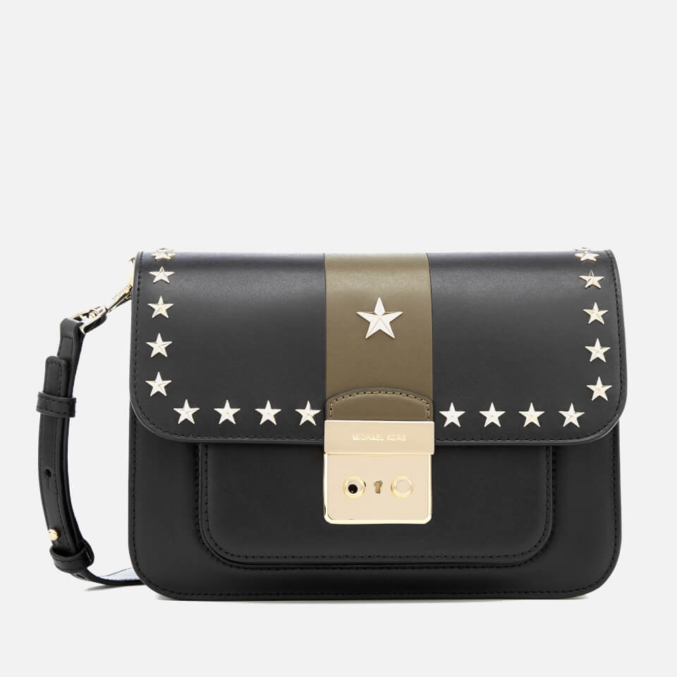 MICHAEL MICHAEL KORS Women's Sloan Editor Large Shoulder Bag - Black/Olive