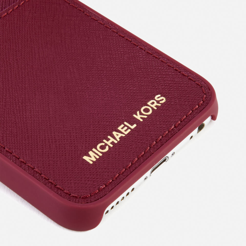 MICHAEL MICHAEL KORS Women's Leather iPhone 7 Cover - Mulberry