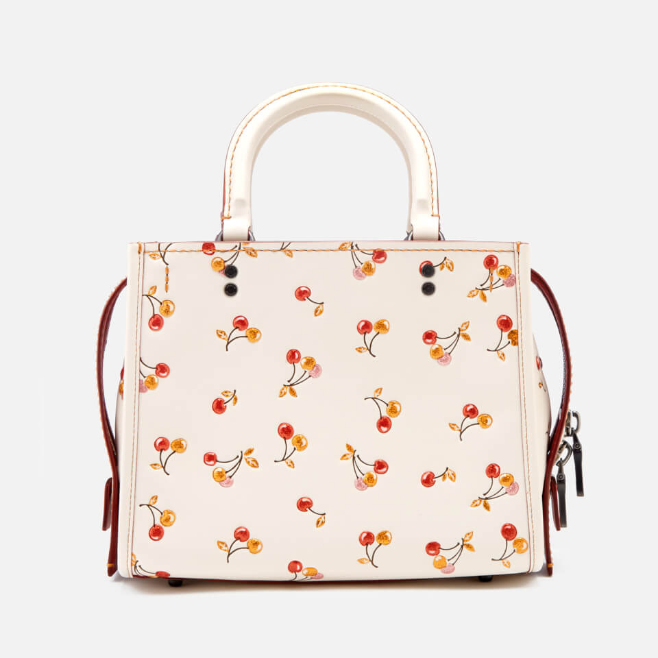 Coach 1941 Women's Cherry Print Rogue Shoulder Bag - Chalk