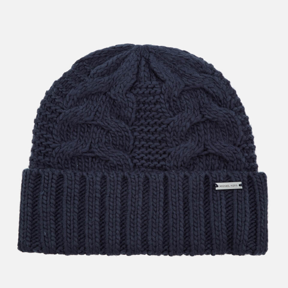 Michael Kors Men's Link Cable Cuff Hat - Midnight
