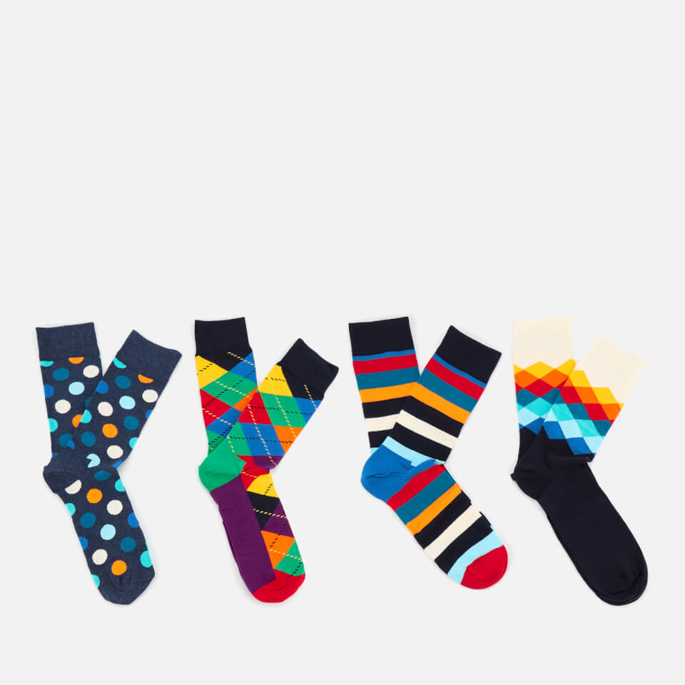 Happy Socks Mens Mix Socks Gift Box - Multi - UK 7.5-11.5