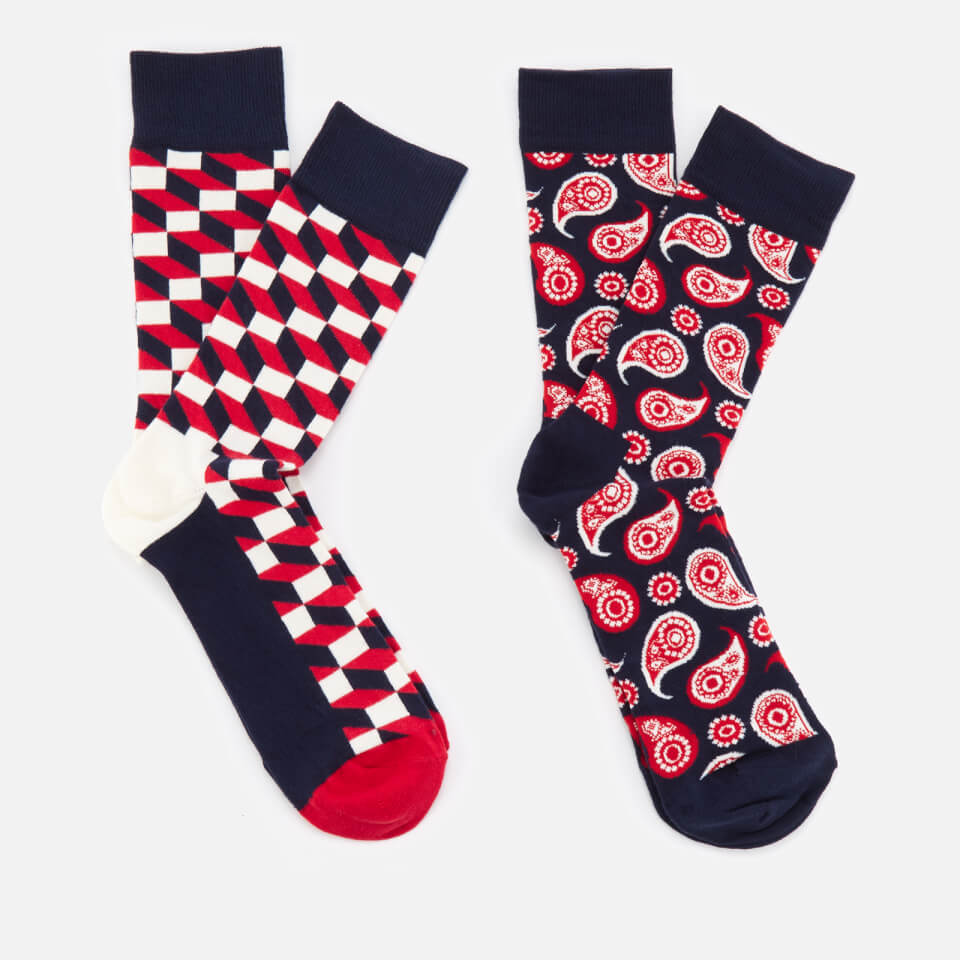 Happy Socks Mens Floral Socks Gift Box - Multi - UK 7.5-11.5