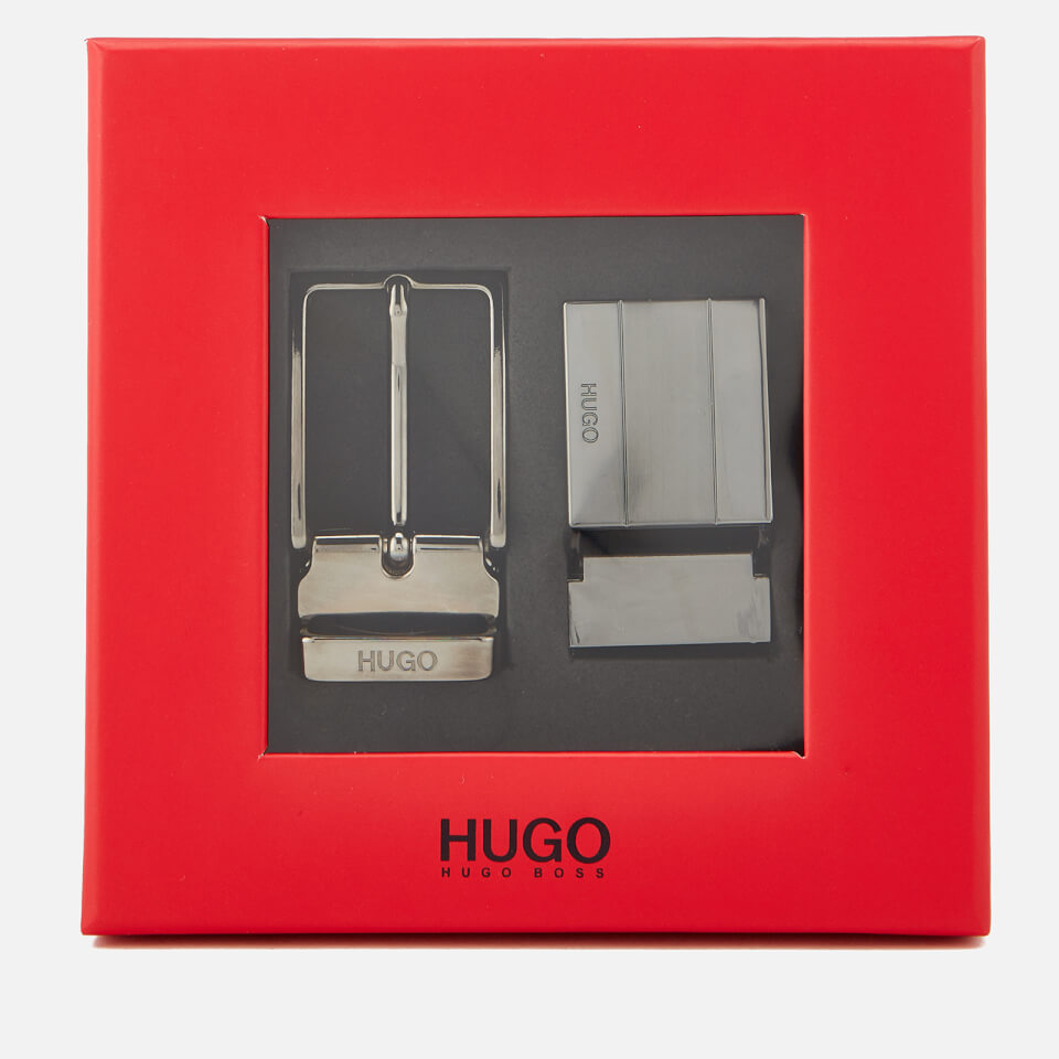 HUGO Men's Gerke Belt Box Set - Black