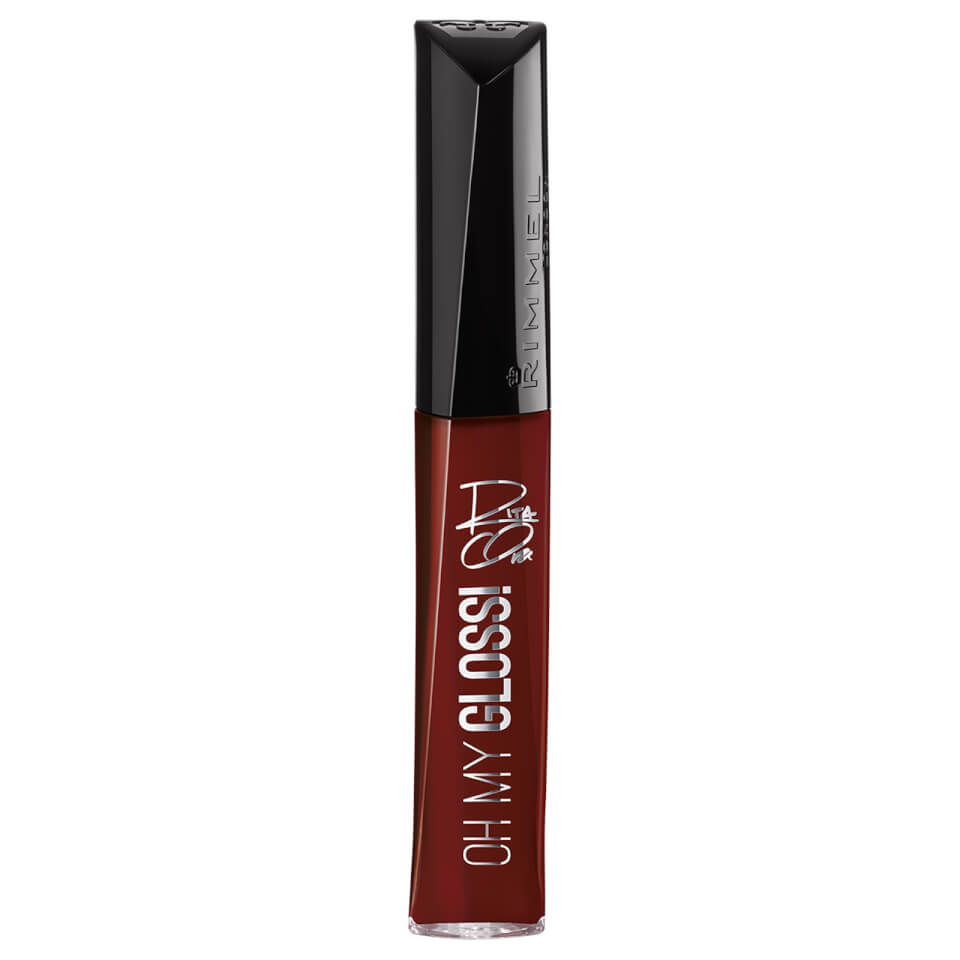 Rimmel Rita Ora Oh My Gloss Shades of Black Lip Gloss - Black Red 6.5ml
