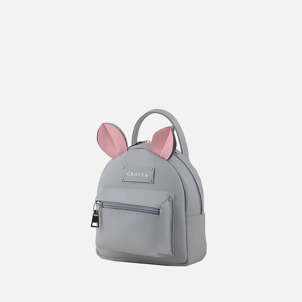 Grafea Women's Mini Zippy Mouse Backpack - Grey
