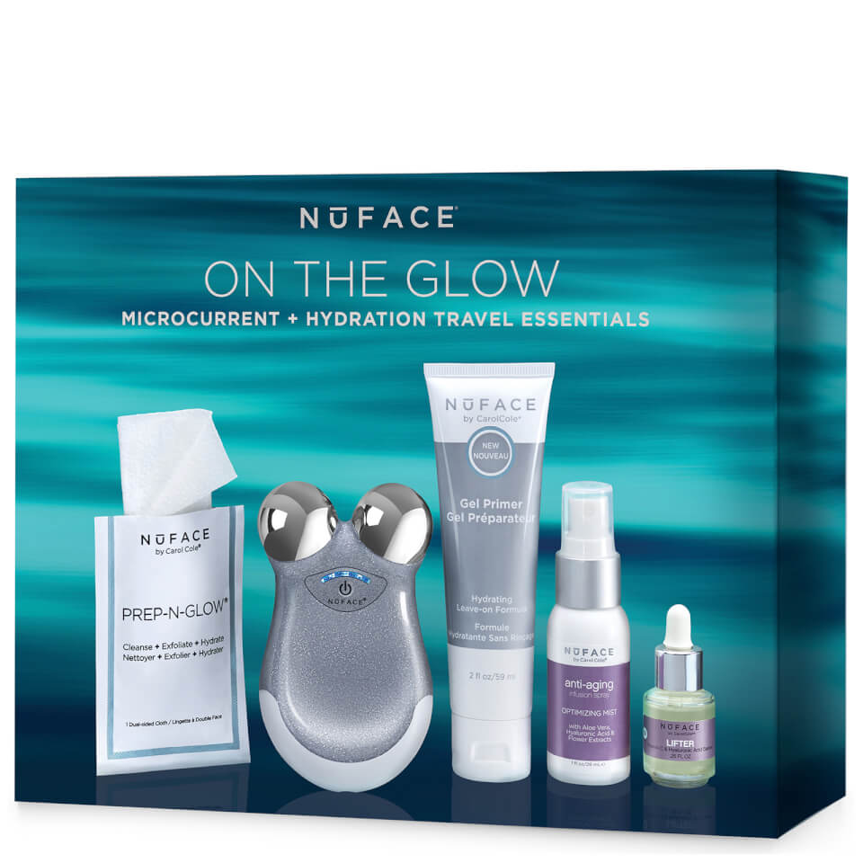 NuFACE Mini On The Glow Microcurrent and Hydration Travel Essentials