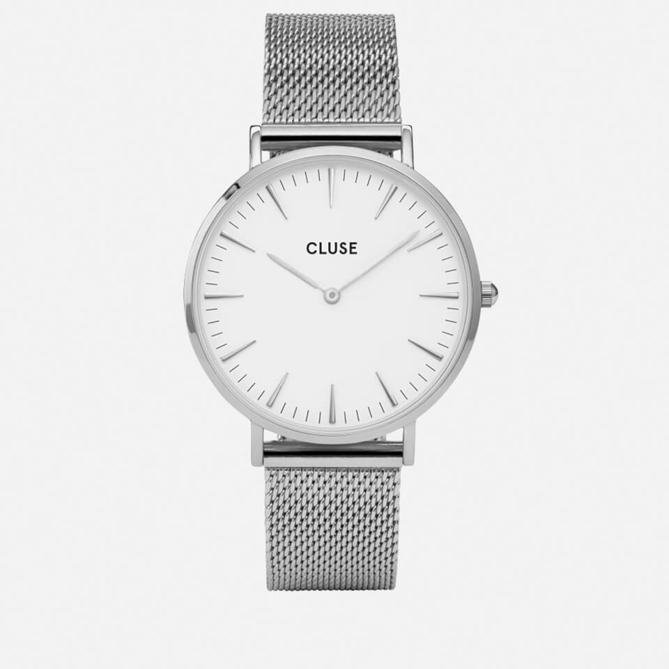 Cluse Women's La Bohème Mesh Watch - Silver