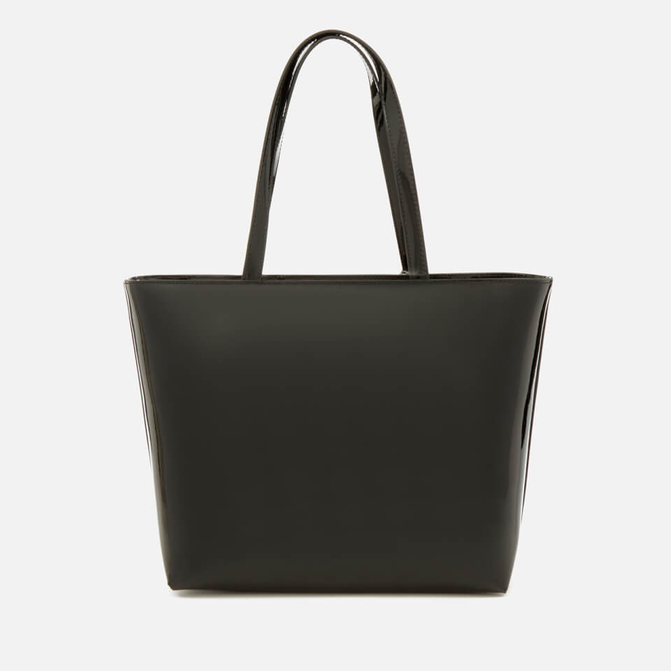 Armani Exchange Women's Patent Tote Bag - Black