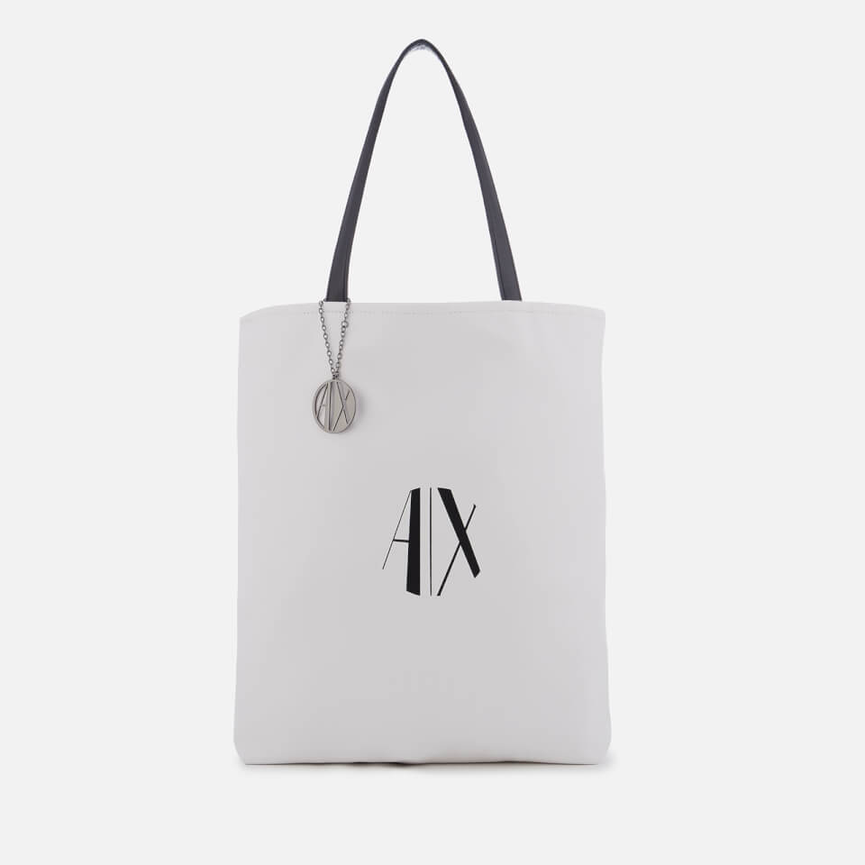Armani Exchange Women's Reversible Shopping Bag - Black/White
