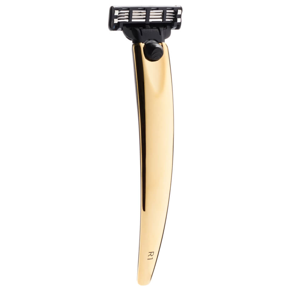 Bolin Webb R1 Gold Razor and Stand
