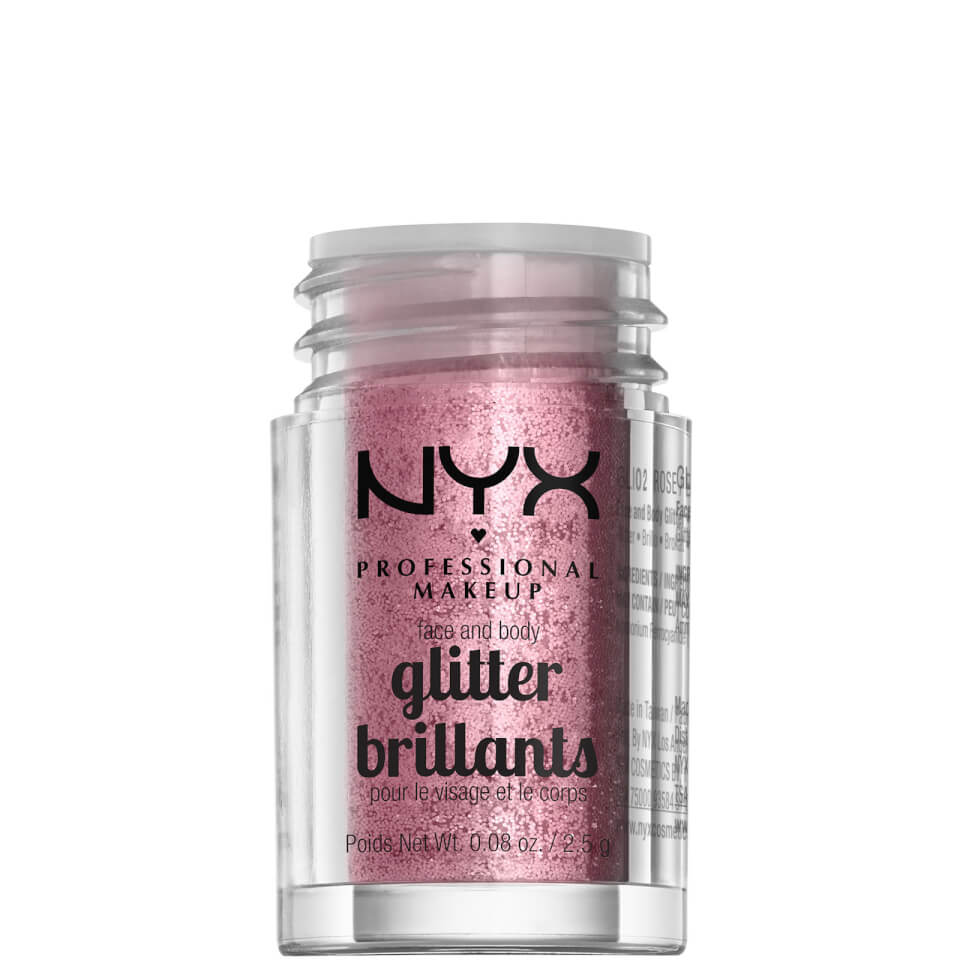 NYX Professional Makeup Face & Body Glitter - Rose