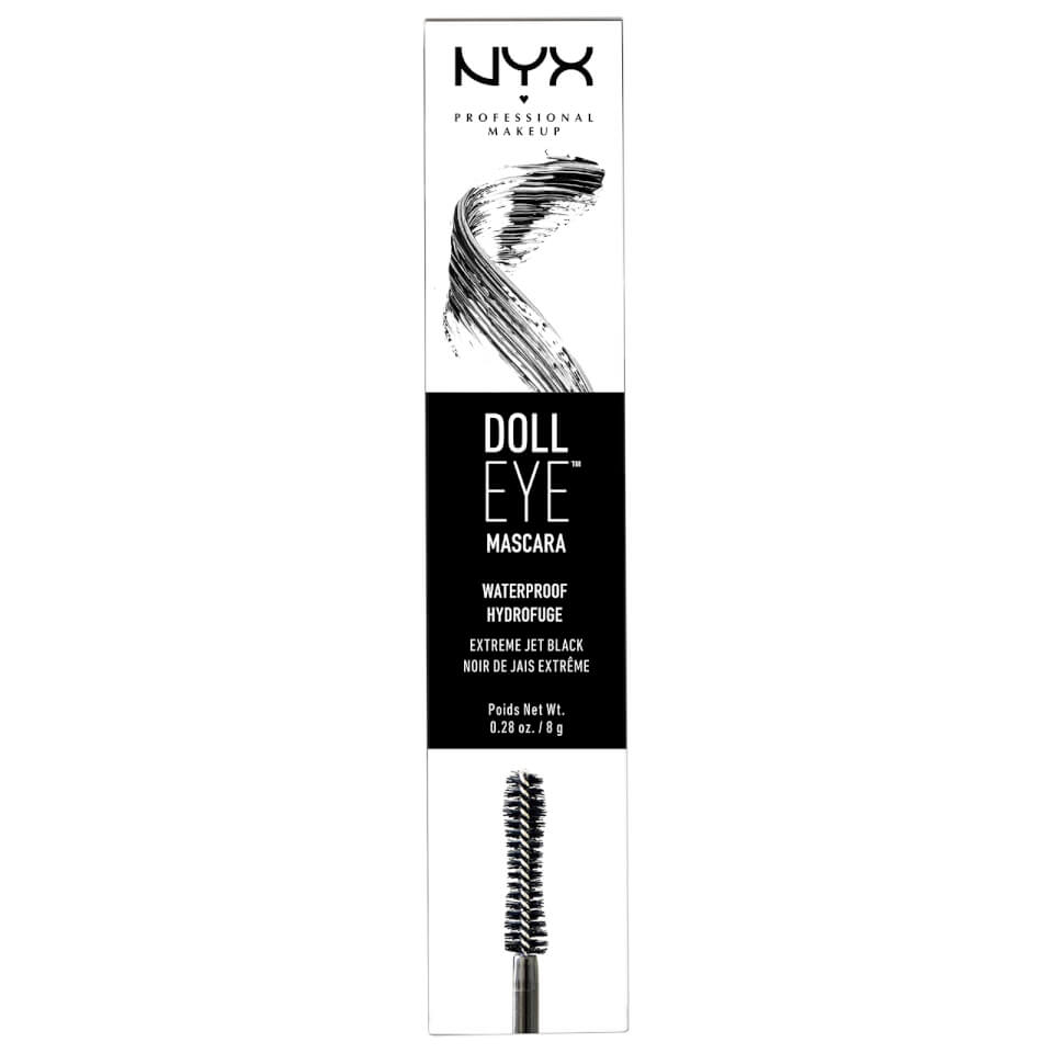 NYX Professional Makeup Doll Eye Mascara Waterproof - Black