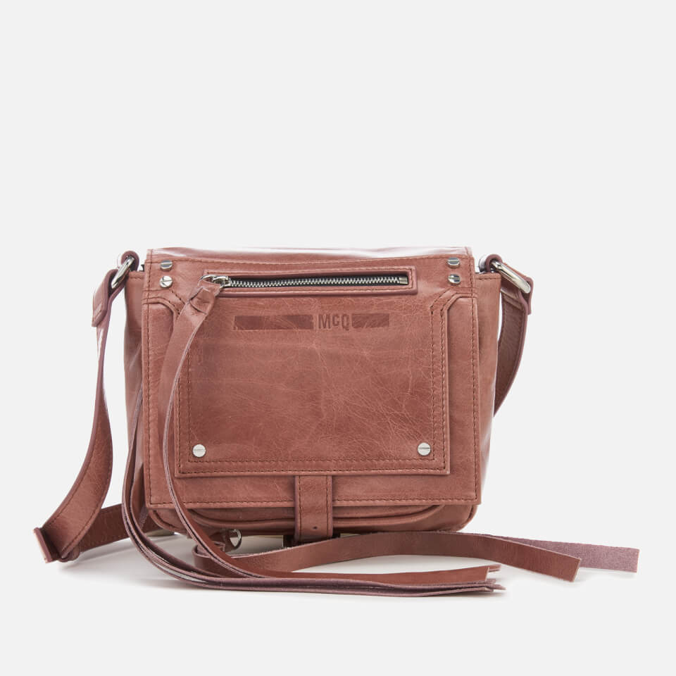 McQ Alexander McQueen Women s Loveless Mini Cross Body Bag Dirty Pink