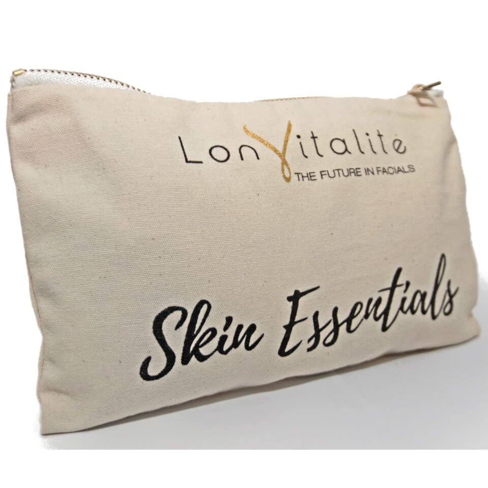 Lonvitalite Canvas Skin Essentials Cosmetic Bag