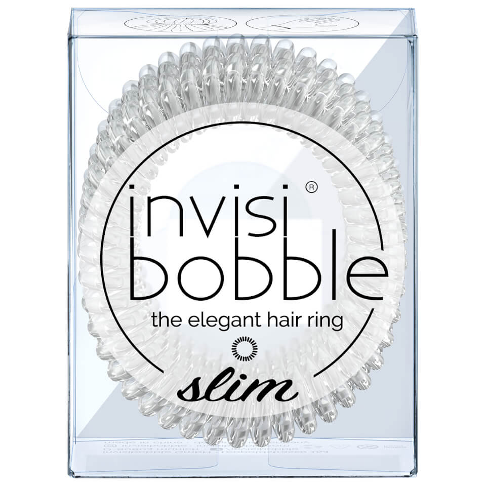 invisibobble Slim Hair Tie - Crystal Clear